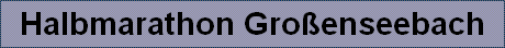 Halbmarathon Gro�enseebach