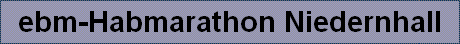 ebm-Habmarathon Niedernhall